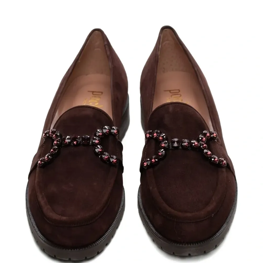 Замшевые лоферы