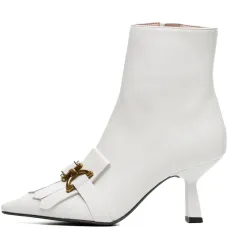 Кожаные ботинки