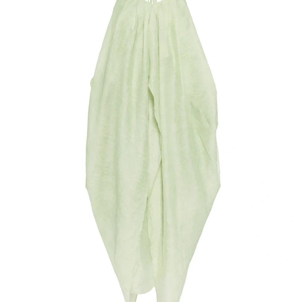 Платье миди с вырезом халтер