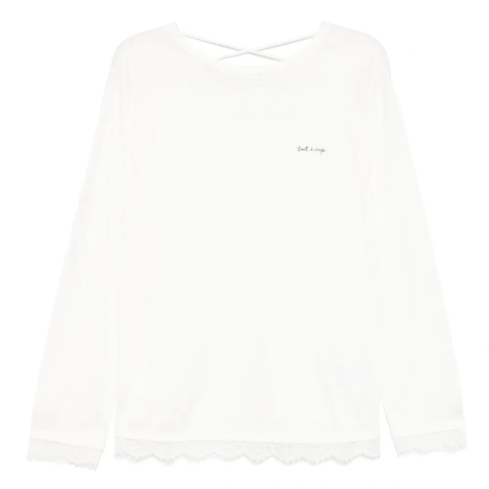 Блузка с логотипом