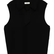 Топ без рукавов на пуговицах