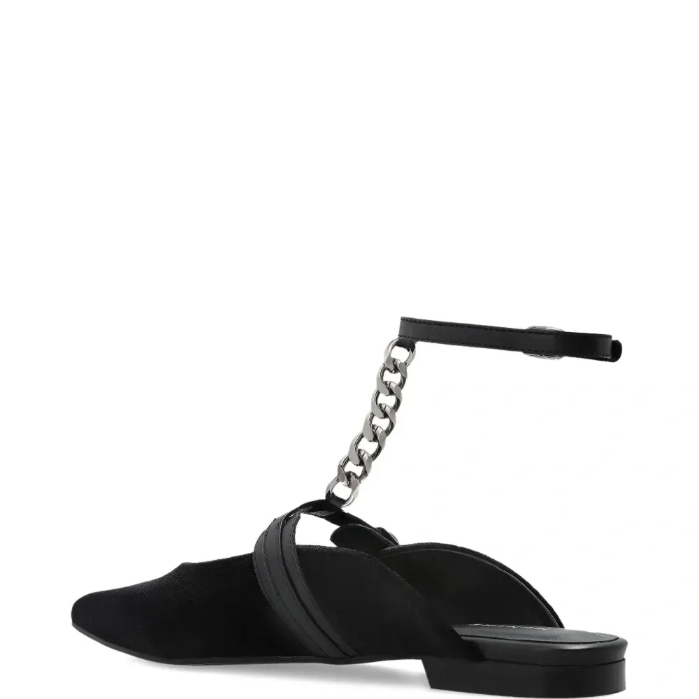 мюли с цепочкой