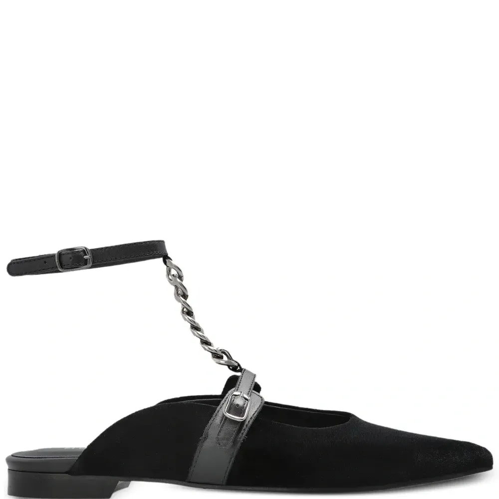 мюли с цепочкой