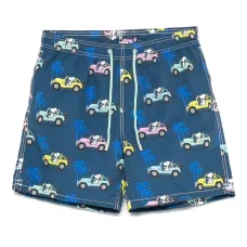 Плавки-шорты с графичным принтом