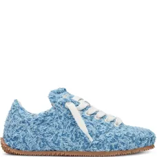 Джинсовые кроссовки с бахромой