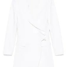 платье мини с оборками