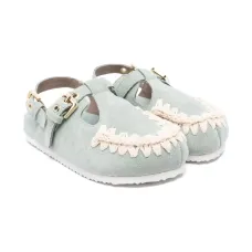 замшевые сандалии