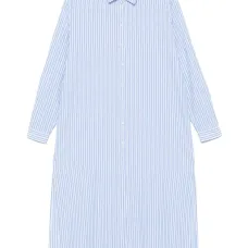 платье-рубашка в полоску