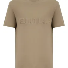 футболка с тисненым логотипом