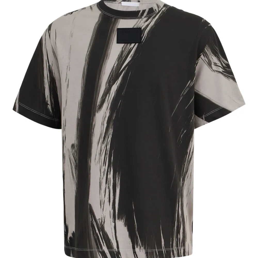 футболка с принтом Feather