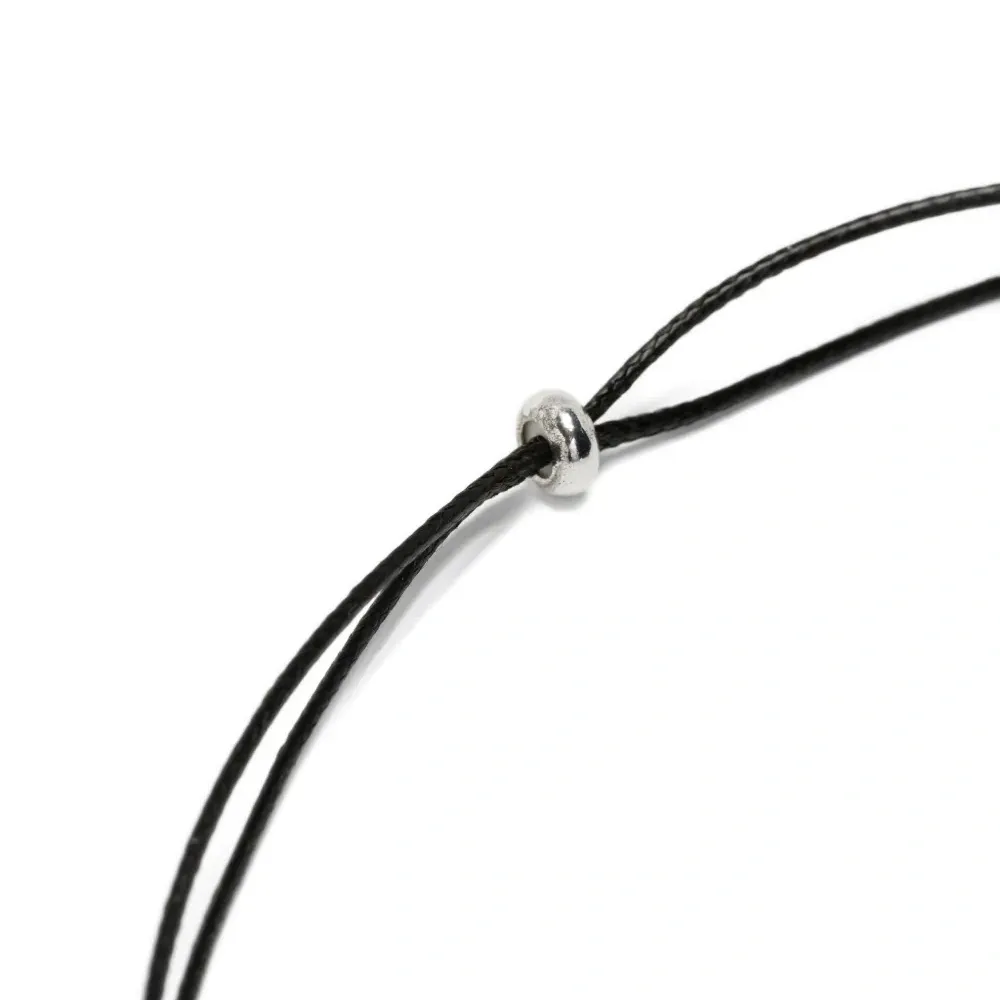 Серебряное металлическое ожерелье с бусинами HM Julia