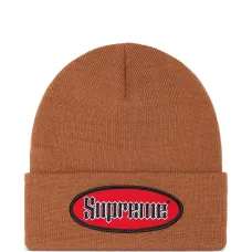 Шапка бини с нашивкой