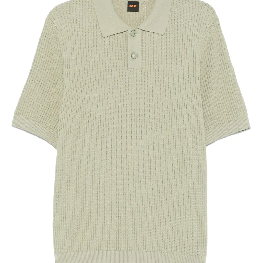 рубашка поло в рубчик