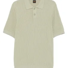 рубашка поло в рубчик