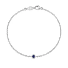 цепочный браслет Dewdrop с сапфирами