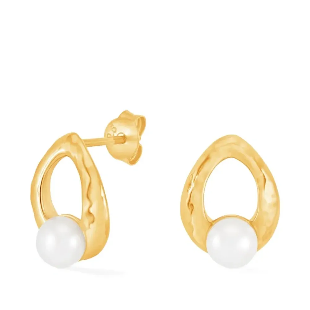 серьги-гвоздики Waterfall