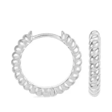 маленькие серьги-кольца Twist