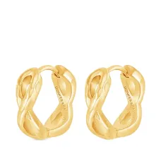 маленькие серьги Entwined Infinity