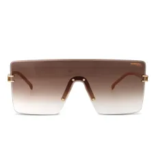 Солнцезащитные очки в безободковой оправе