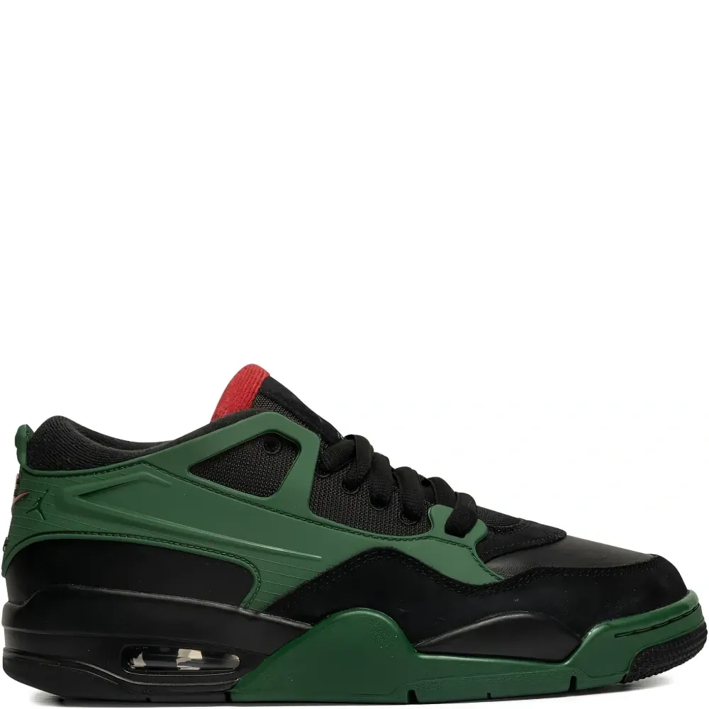 кроссовки 4 RM Black/Gorge Green University Red
