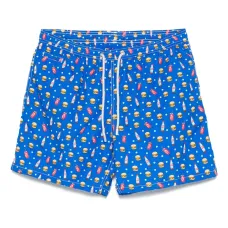 Плавки-шорты с графичным принтом