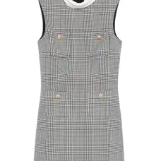 платье мини в клетку Prince of Wales платье мини в клетку Prince of Wales