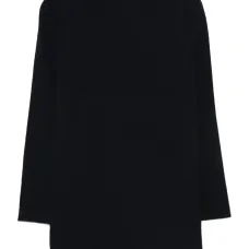 Платье с длинными рукавами и нашивкой-логотипом