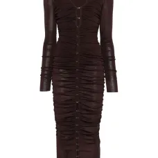 платье тонкой вязки