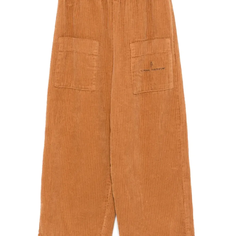 Вельветовые брюки широкого кроя