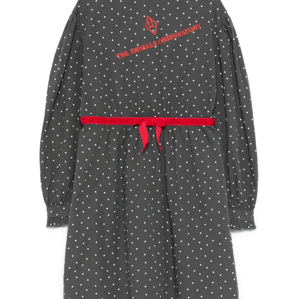 Платье миди Tortoise в горох с оборками