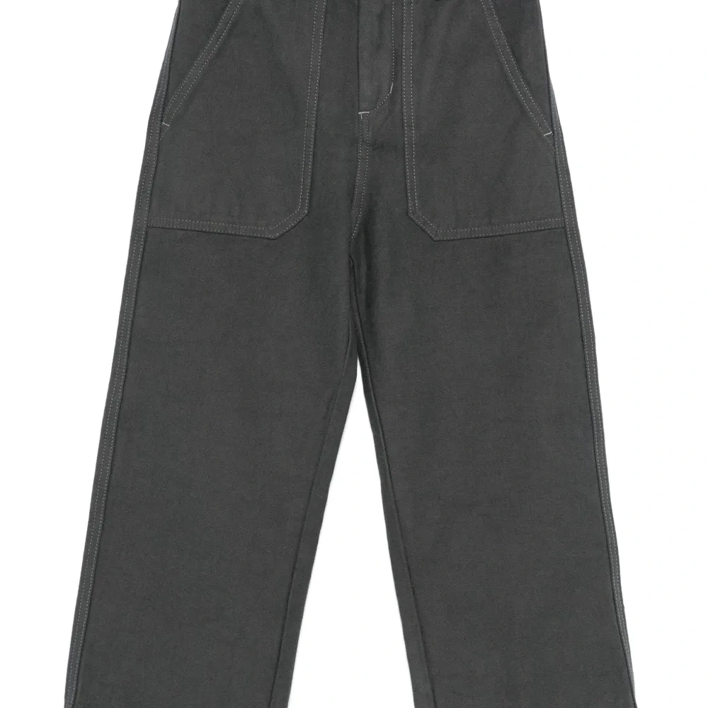 Брюки прямого кроя с логотипом