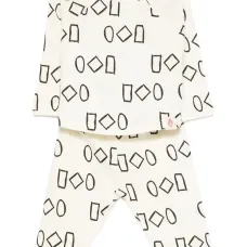 Спортивный костюм с геометричным принтом