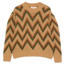 Свитер с узором шеврон Свитер с узором шеврон