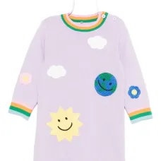 шерстяное платье Earth Friends с аппликацией шерстяное платье Earth Friends с аппликацией