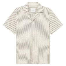 Полосатая рубашка с короткими рукавами