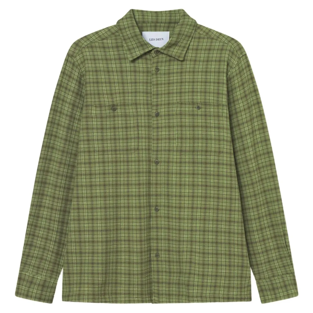 Клетчатая рубашка с нагрудным карманом