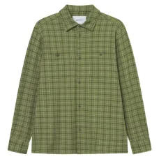 Клетчатая рубашка с нагрудным карманом Клетчатая рубашка с нагрудным карманом