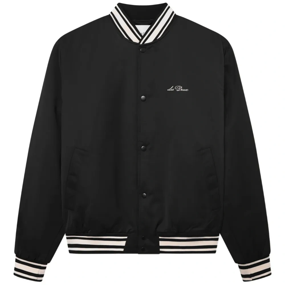 Атласный бомбер с вышивкой