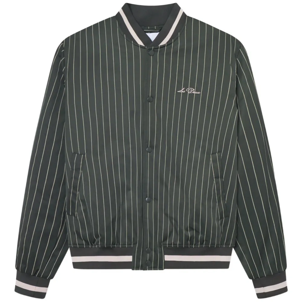 Бомбер в тонкую полоску