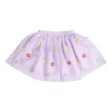 юбка из тюля с вышивкой