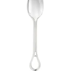 Посеребренная десертная ложка