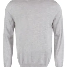 свитер тонкой вязки с круглым вырезом