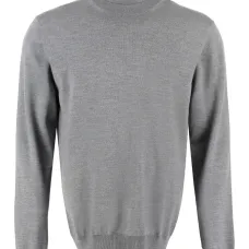 шерстяной свитер с высоким воротником