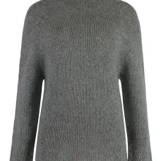 кашемировый свитер с высоким воротником