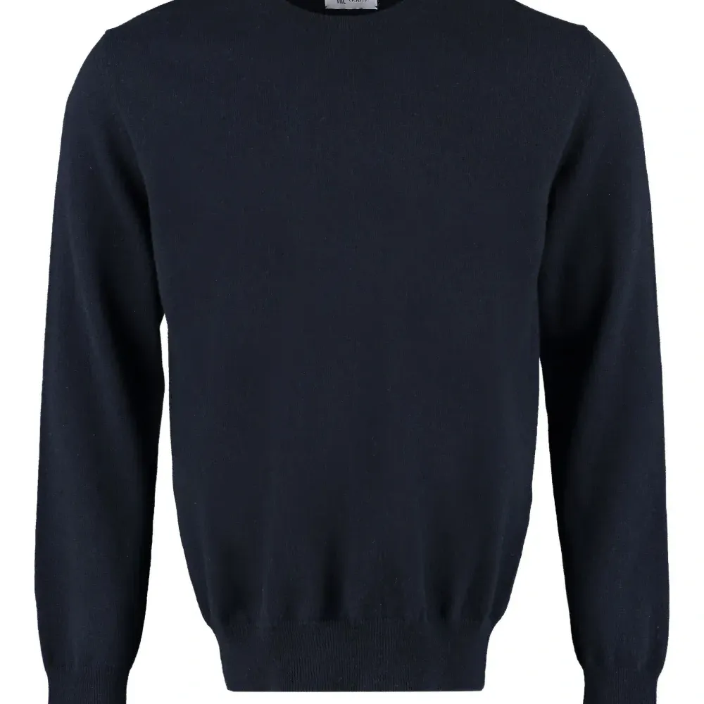 кашемировый джемпер с круглым вырезом