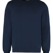 свитер с круглым вырезом