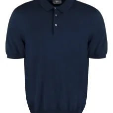 рубашка поло тонкой вязки