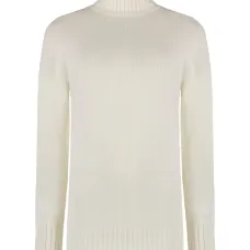 кашемировый свитер с высоким воротником