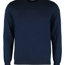 свитер с круглым вырезом