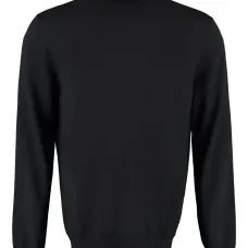 шерстяной свитер с высоким воротником